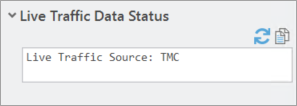 Dataset de red configurado con tráfico en directo de TMC Dataset de red configurado con tráfico en directo de TMC