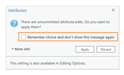Ediciones de atributos sin confirmar Ediciones de atributos sin confirmar