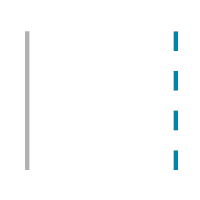 Un ejemplo de la opción de regla Igual al desplazamiento Un ejemplo de la opción de regla Igual al desplazamiento