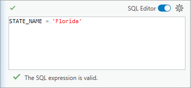 Sintaxis de expresión SQL básica