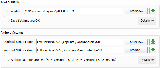 requisitos android studio linux