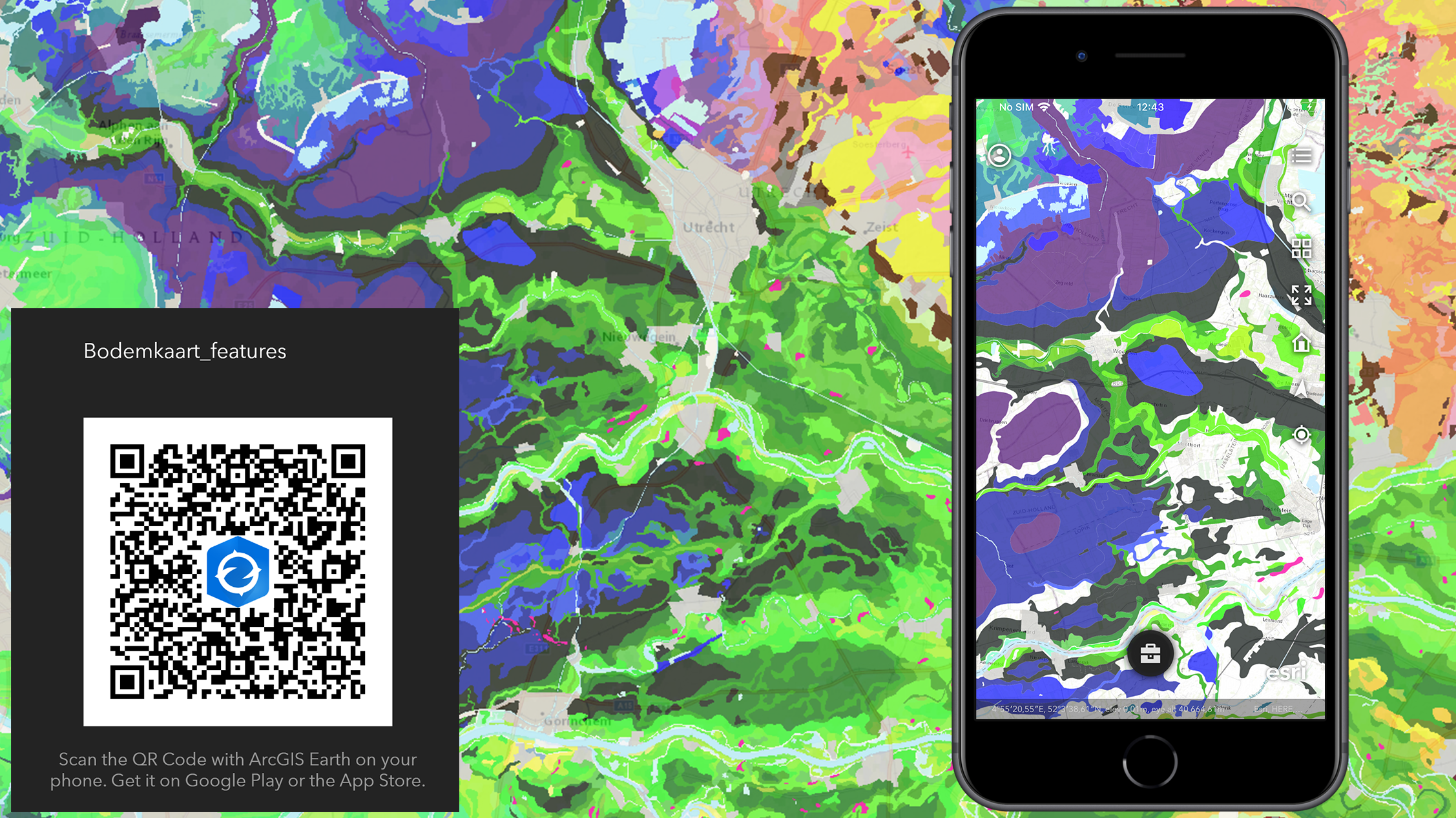 Muestra de código QR Bodemkaart