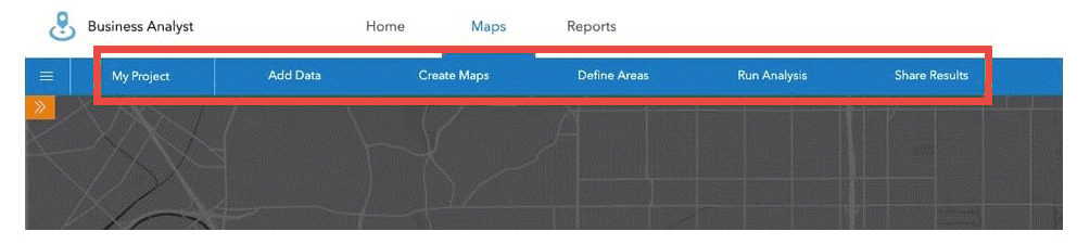 New menu structure