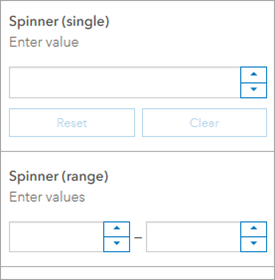 Selector de números con control de giro