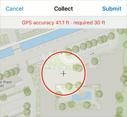 Precisión de GPS inadecuada