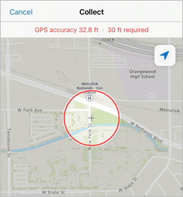 Precisión de GPS inadecuada
