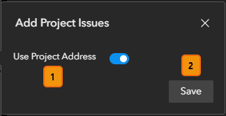 Configuración de la herramienta Agregar problemas del proyecto Configuración de la herramienta Agregar problemas del proyecto