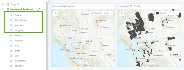 Varias geografías en el mismo dataset