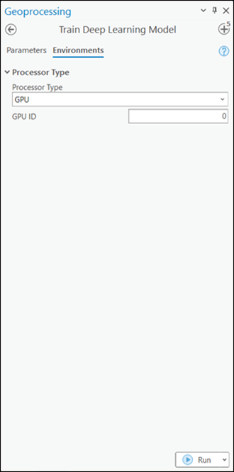 Parámetros de la herramienta Entrenar modelo de aprendizaje profundo