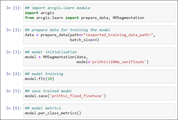 Ajustar mediante ArcGIS API for Python