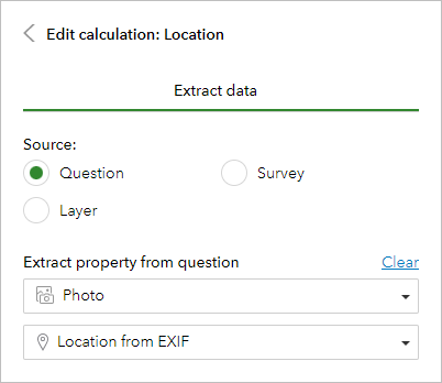 Calcule la ubicación desde EXIF.