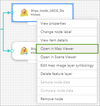 Abrir capa de entidades en Map Viewer