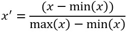 Formule Minimum-maximum