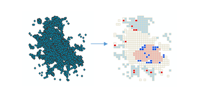 Illustration de l’outil Analyse optimisée des points aberrants