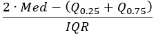 Formule de l’asymétrie par quantiles