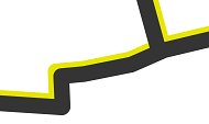 Image de symbole linéaire constituée de deux traits pleins décalés l’un par rapport à l’autre. Image de symbole linéaire constituée de deux traits pleins décalés l’un par rapport à l’autre.
