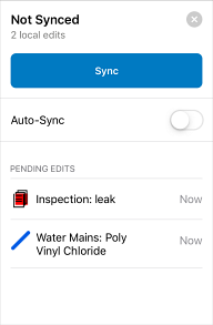 Volet Sync (Synchroniser)