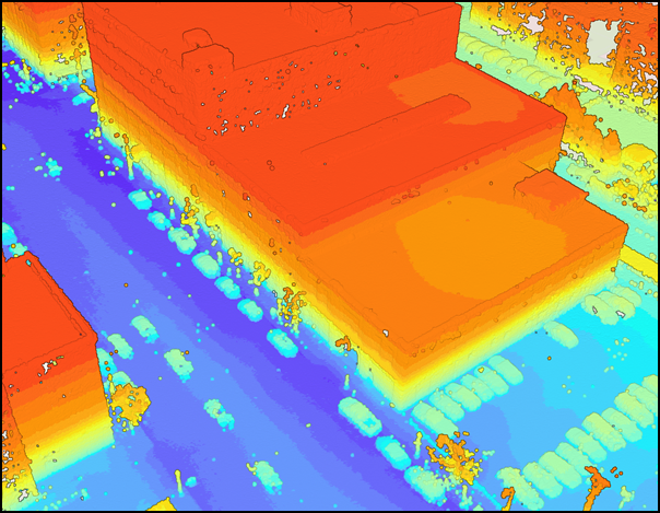 Nuage de points d’altitude 3D