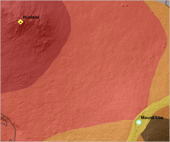 Mesure commencée au niveau de Mauna Loa