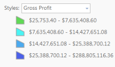 Regroupement de légendes Quantile Regroupement de légendes Quantile