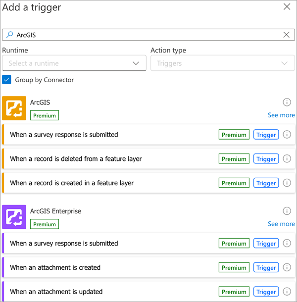 Connecteur Survey123 dans Microsoft Power Automate