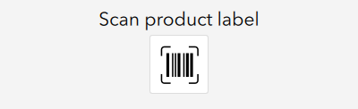 Apparence minimale pour une question de type code à barres