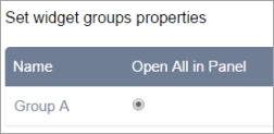 Configuration du widget Header Controller (Contrôleur d’en-tête)