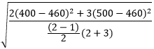 Deviazione standard verificata di linee