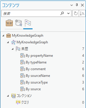 来歴タブで、来歴レコードを探索します。 来歴タブで、来歴レコードを探索します。