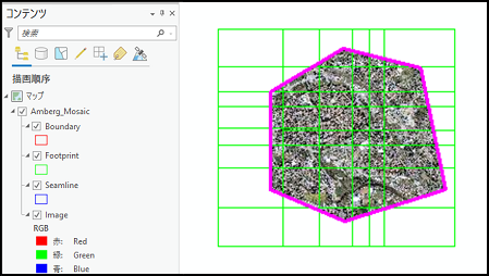 編集した境界の形状 編集した境界の形状