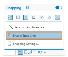 スナップ チップの有効化