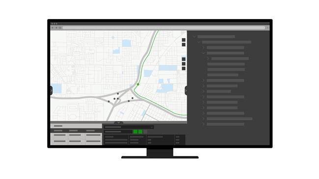 詳細グループに Forge Explorer が表示された GeoBIM アプリの例
