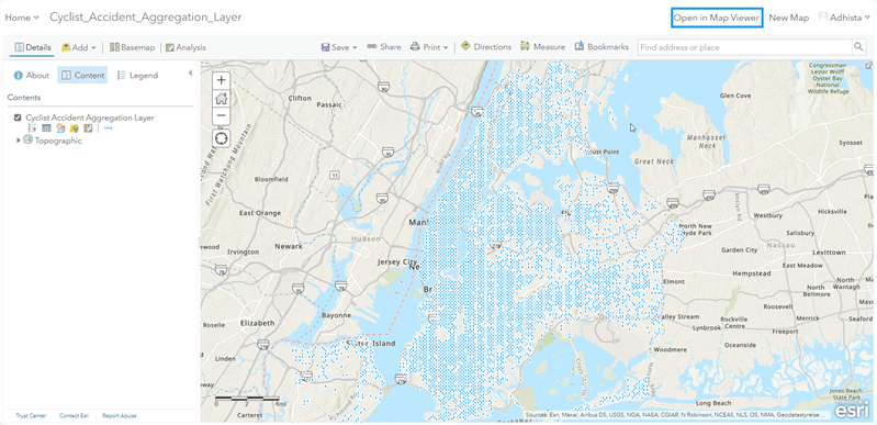 Map Viewer で開く Map Viewer で開く