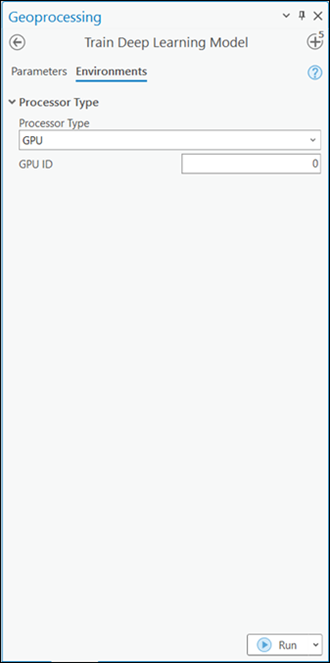 ディープ ラーニング モデルのトレーニング ツールのパラメーター