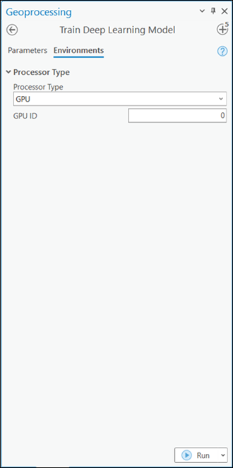 ディープ ラーニング モデルのトレーニング ツールのパラメーター
