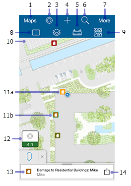 Mapas com textos explicativos