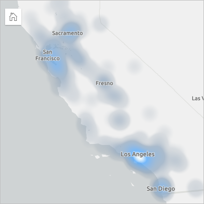 Heat map of sales revenue across territories Heat map of sales revenue across territories