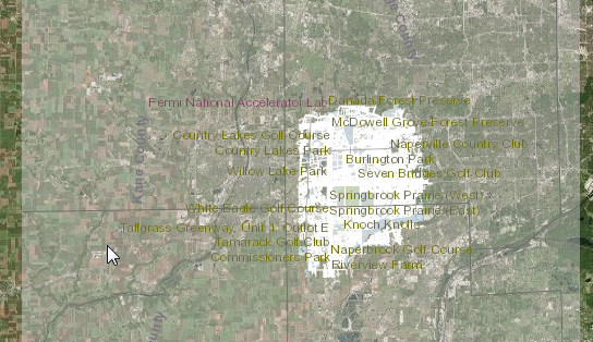 Camada Landbase adicionada ao mapa