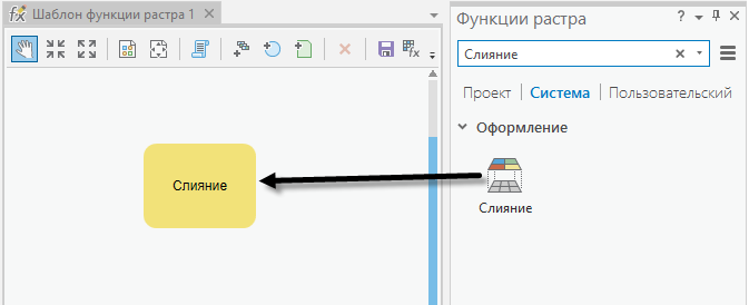 Функция Слияние в шаблоне Функция Слияние в шаблоне