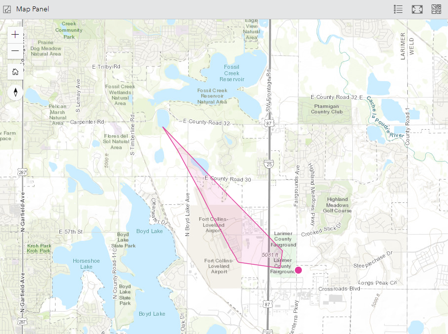 Вид Панель карты Вид Панель карты
