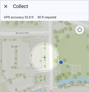 Разместить точку без GPS Разместить точку без GPS