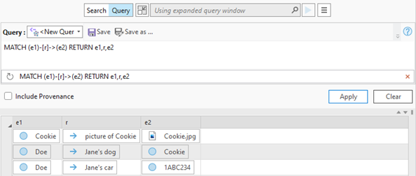 将返回相关实体和连接它们的实体。 将返回相关实体和连接它们的实体。