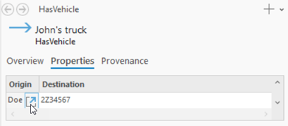 将鼠标悬停在实体上方以查看“打开”按钮。 将鼠标悬停在实体上方以查看“打开”按钮。