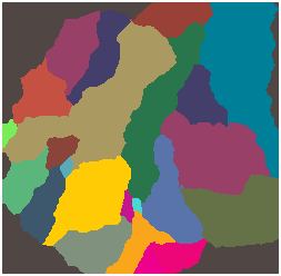 描绘集水区 描绘集水区