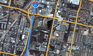 作为道路数据底图的影像 作为道路数据底图的影像