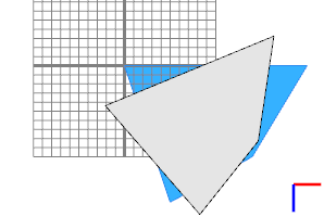 使用 createShape 且带旋转的拉伸形状