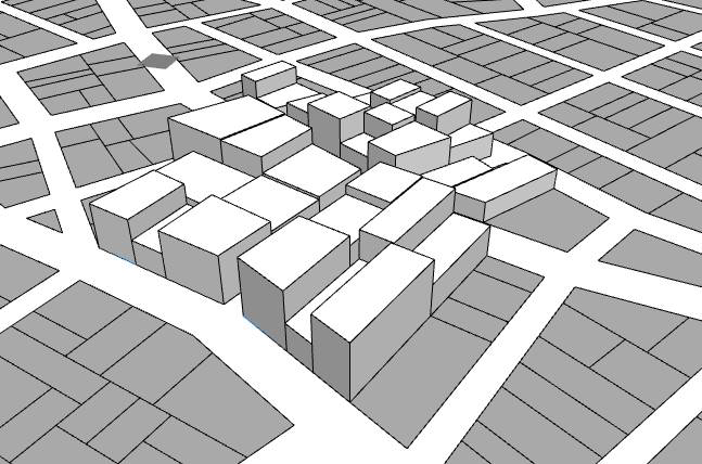 生成的拉伸模型 生成的拉伸模型