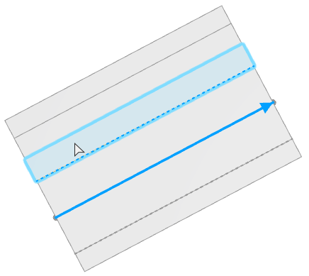 已添加的人行道车道 已添加的人行道车道