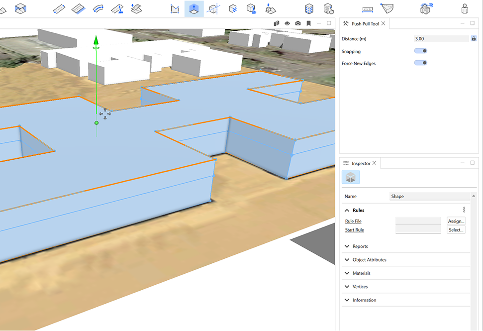 为建筑物添加楼层。 为建筑物添加楼层。