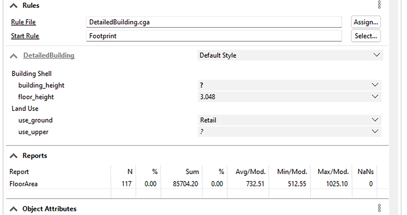 FloorArea 报告 FloorArea 报告